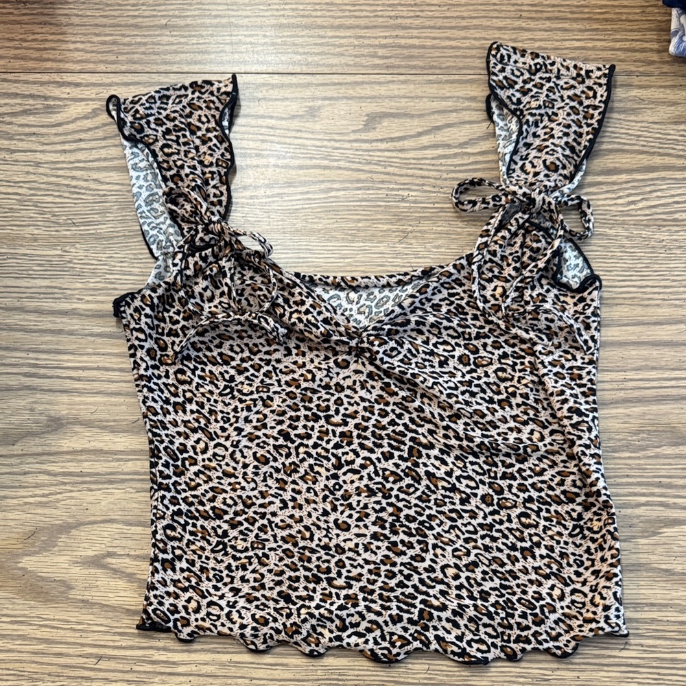 Leopard Print Women's Top